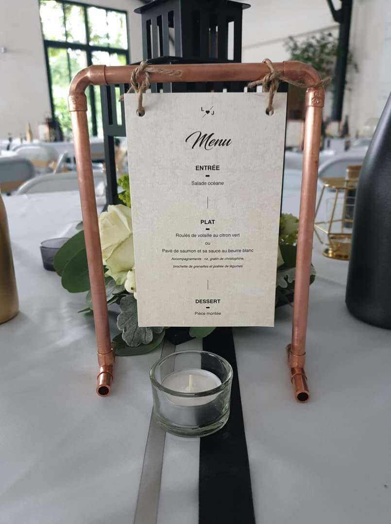 menu table